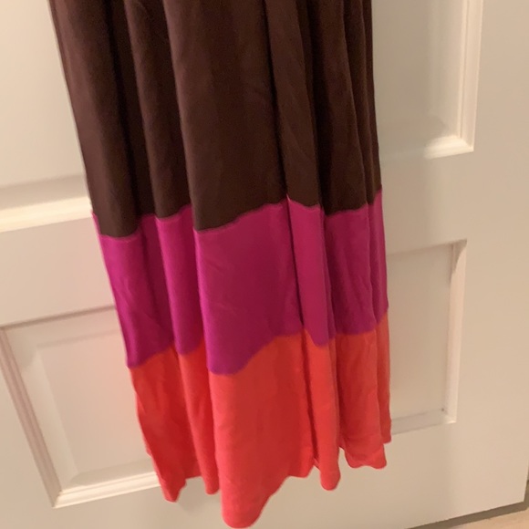 DVF colour block maxi dress - Picture 3 of 4